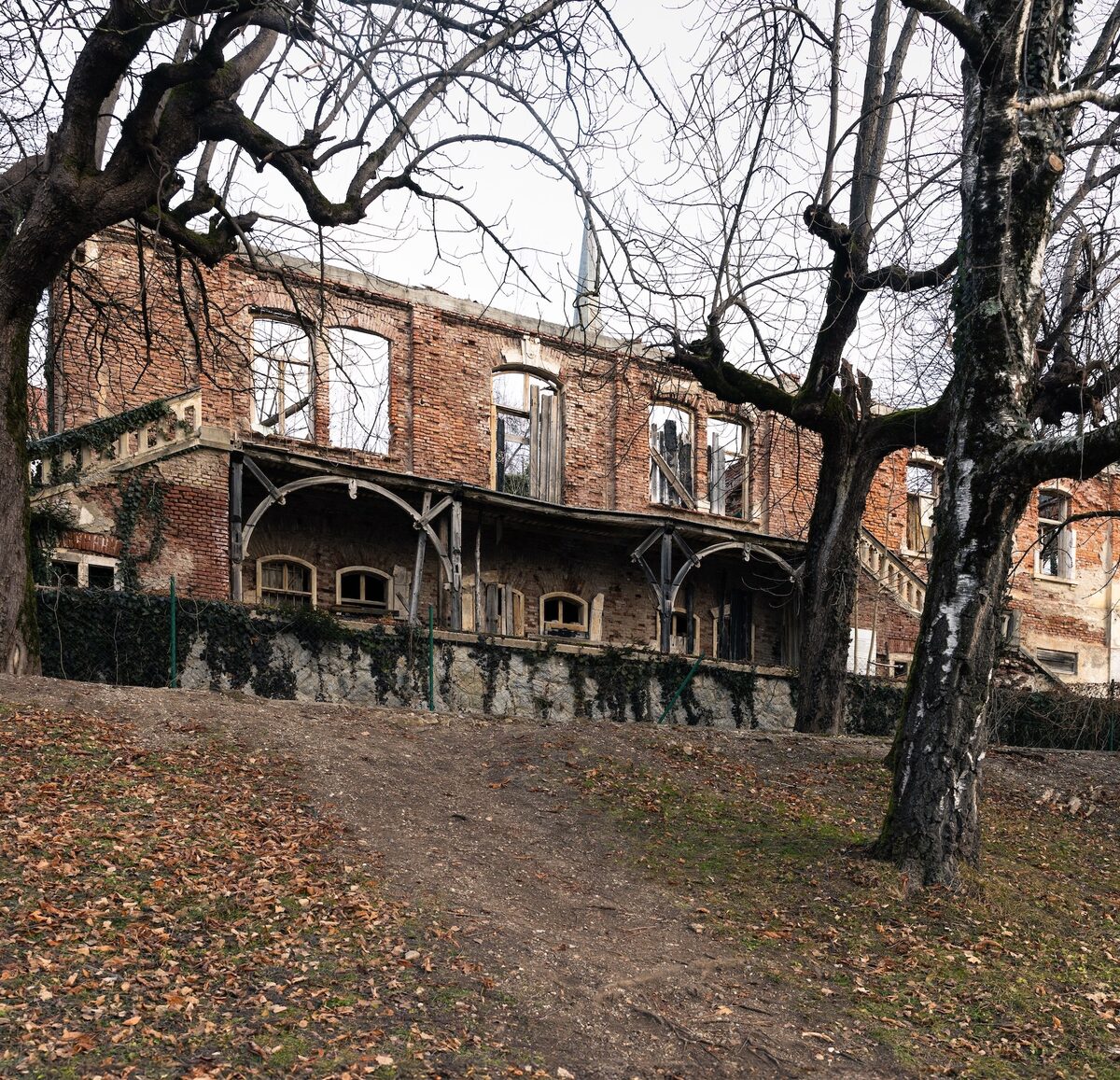 Vila Rikli, arhitektura ob jezeru