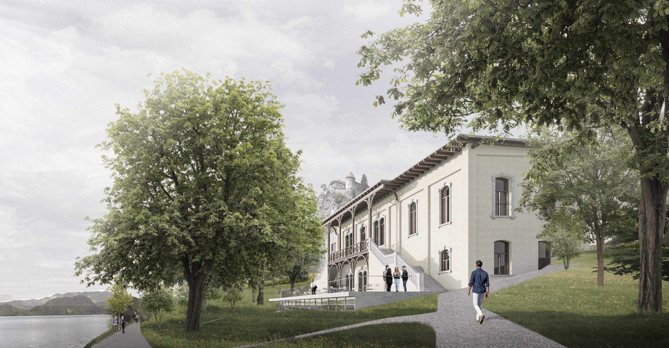 Vila Rikli, vizualizacija prenove ob Blejskem jezeru